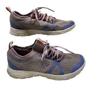 Vionic Alma Active Sneakers Womens 7.5 Wide Purple Mesh Orthopedic ASR1758